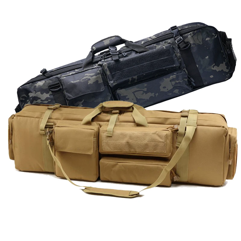 

M249 Tactical Hunting Rifle Gun Bag Heavy Duty Gun Carry Bag 1000D Oxford Paintball Airsoft Air Gun Case With Shoulder Strap