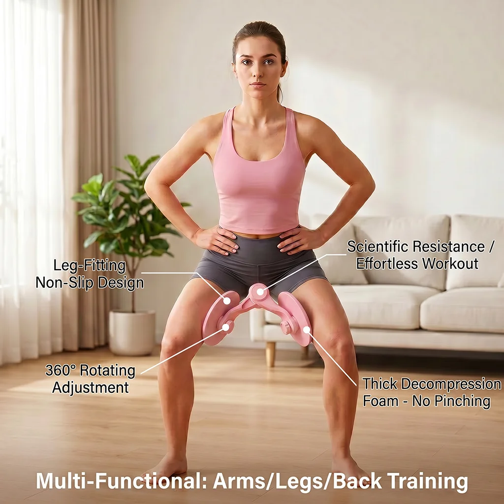 Multifunctional Hip Trainer Pelvic Floor Postpartum Muscle Repair Postpartum Repair Leg Beauty Device Thigh Fitness Equipment