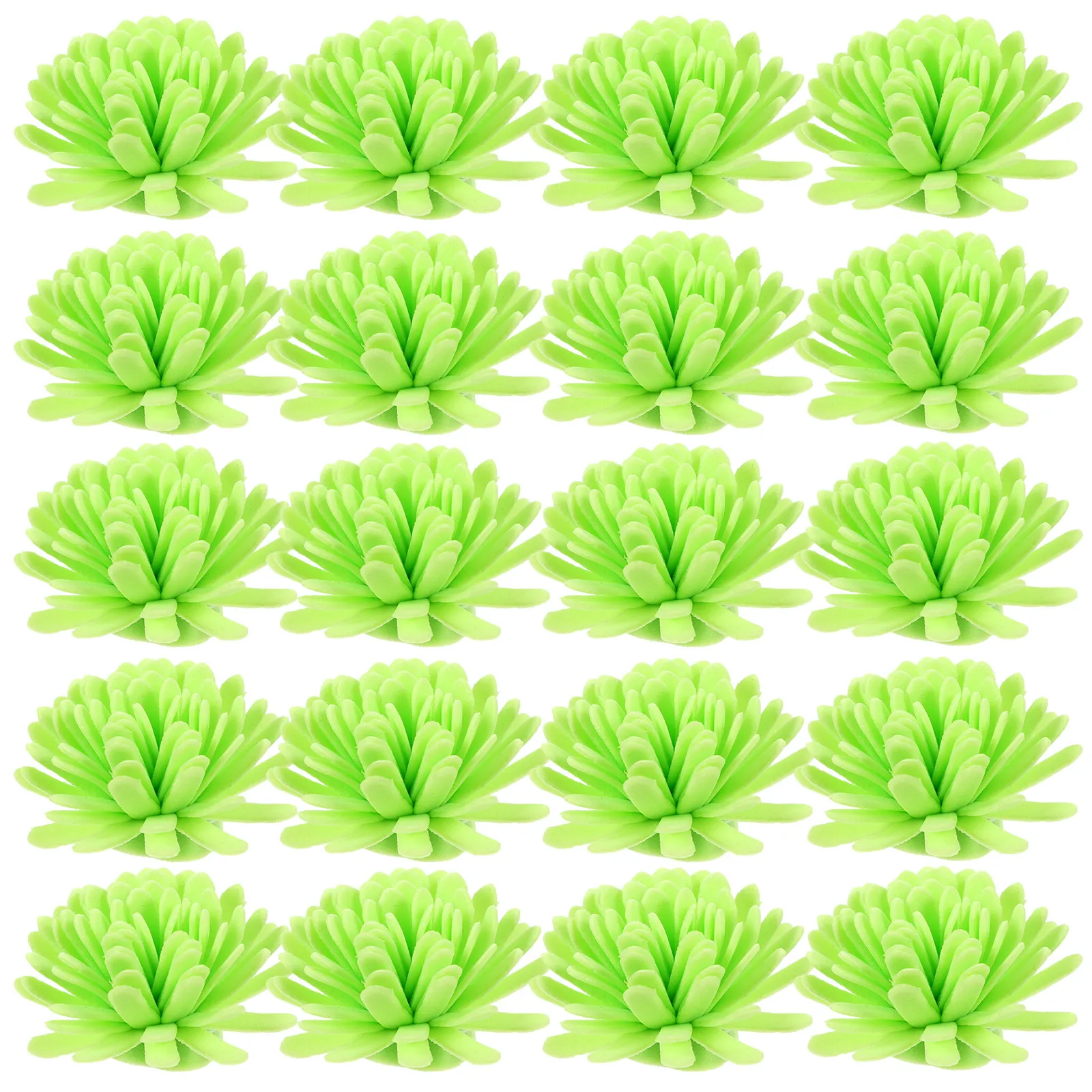 

100Pcs Artificial Chrysanthemum Scented Flower Diffuser Aluminum Alloy Aromatherapy Passive Oil Diffuser for Home Office Bedroom