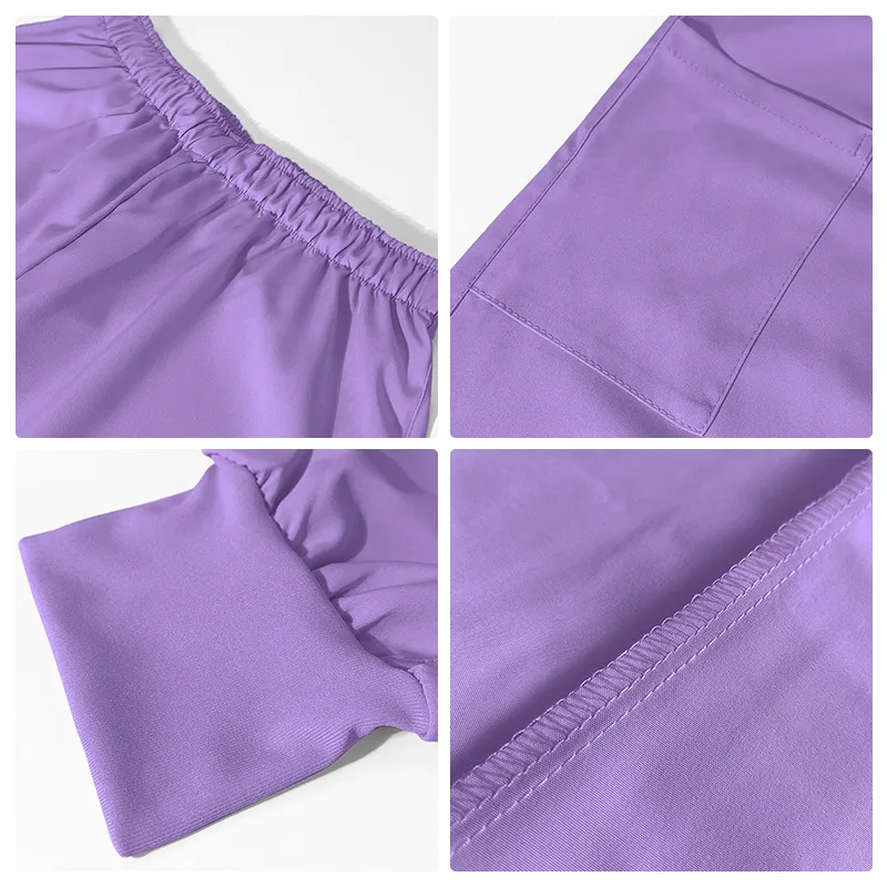 Dentist's surgical gown, women's split hand wash suit, elastic quick drying hospital nurse gown set