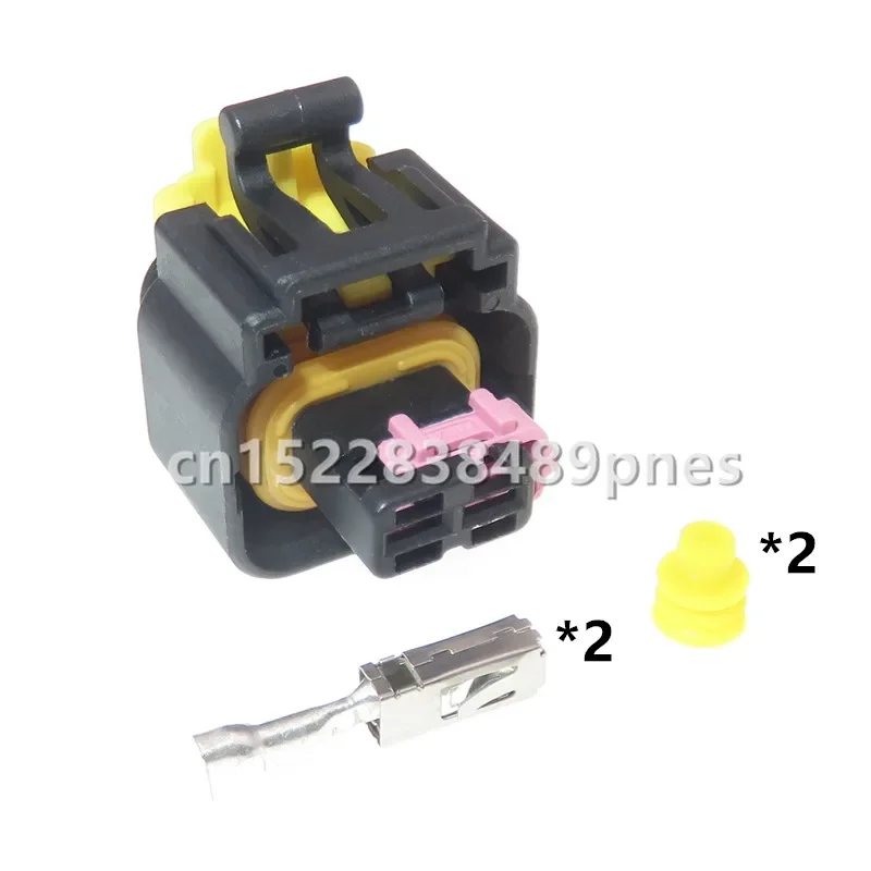 2 Pole Car Wiring Harness Plug Electrical Connector 4410801 Auto Plastic Housing Waterproof Socket