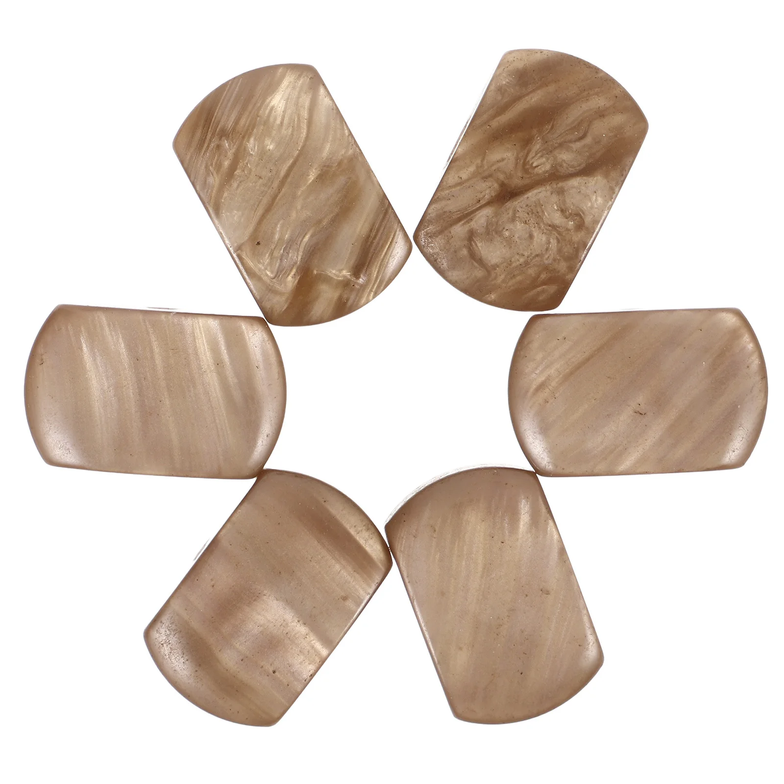 

6Pcs Guitar Tuning Peg Handle Resin Sturdy Knobs for Electric Acoustic Guitar Easy Installation Replacement Parts