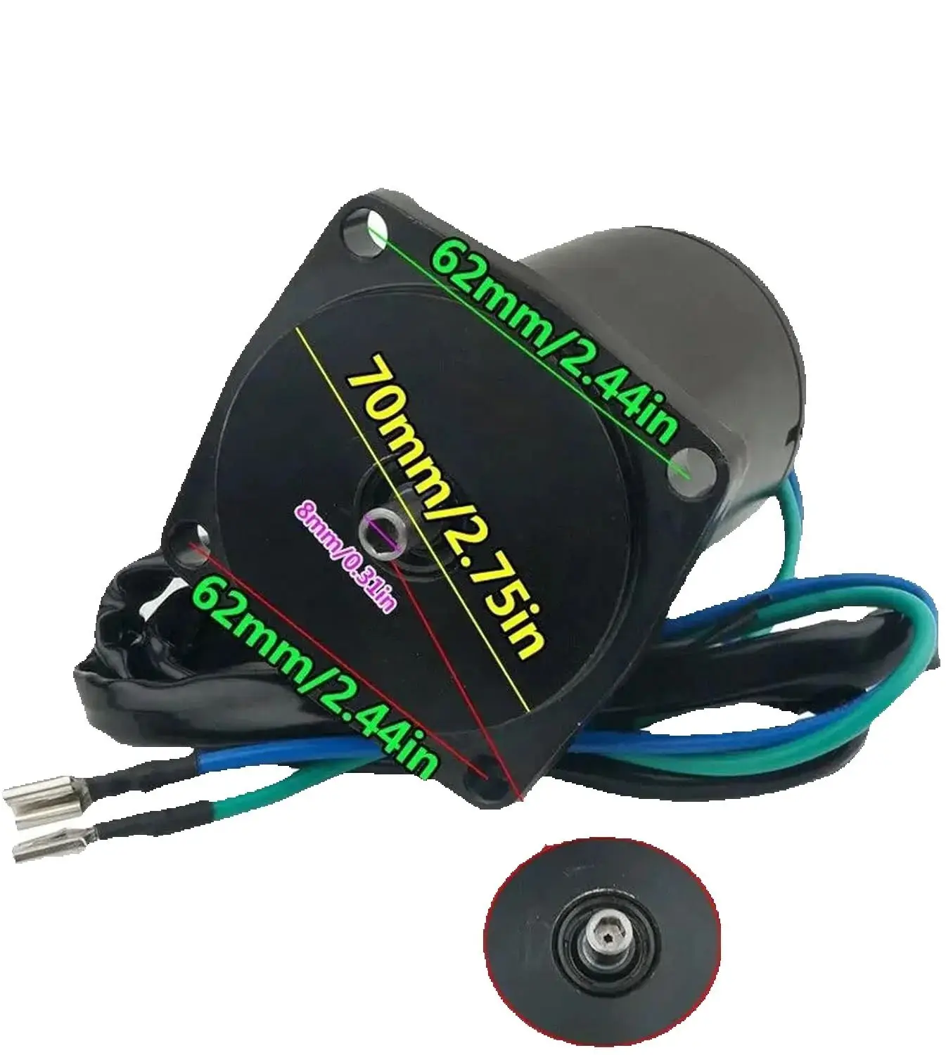 6239 Tilt Trim Motor Compatible with Evinrude Outboard 25-50 HP OMC for Johnson OEM 437801 435532 433226 6242 36120-ZV5-821