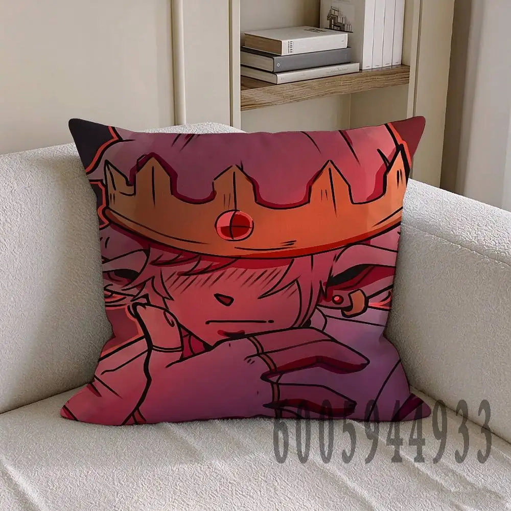 T-Technoblade Anime Celebrity Merchandise All-Match Printed Pillow Case Sofa Car Office Room Decoration Protector