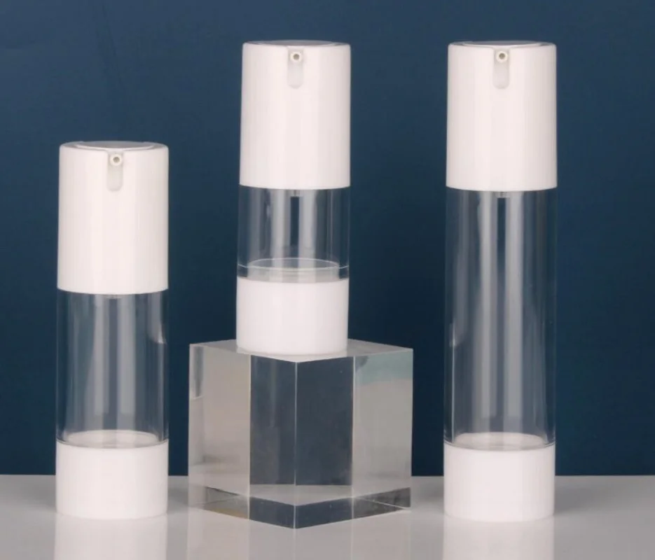 

15ml airless pump bottle lotion essence foundation essence moisture toner balance whitening liquid Sprayer Cosmetic Container