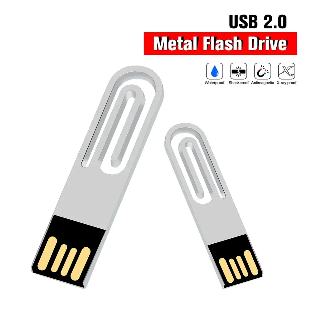 Metal USB Flash Drive, Mini Bonito para o Presente, 8GB, 16GB, 32GB, 64GB, 128GB, Presente