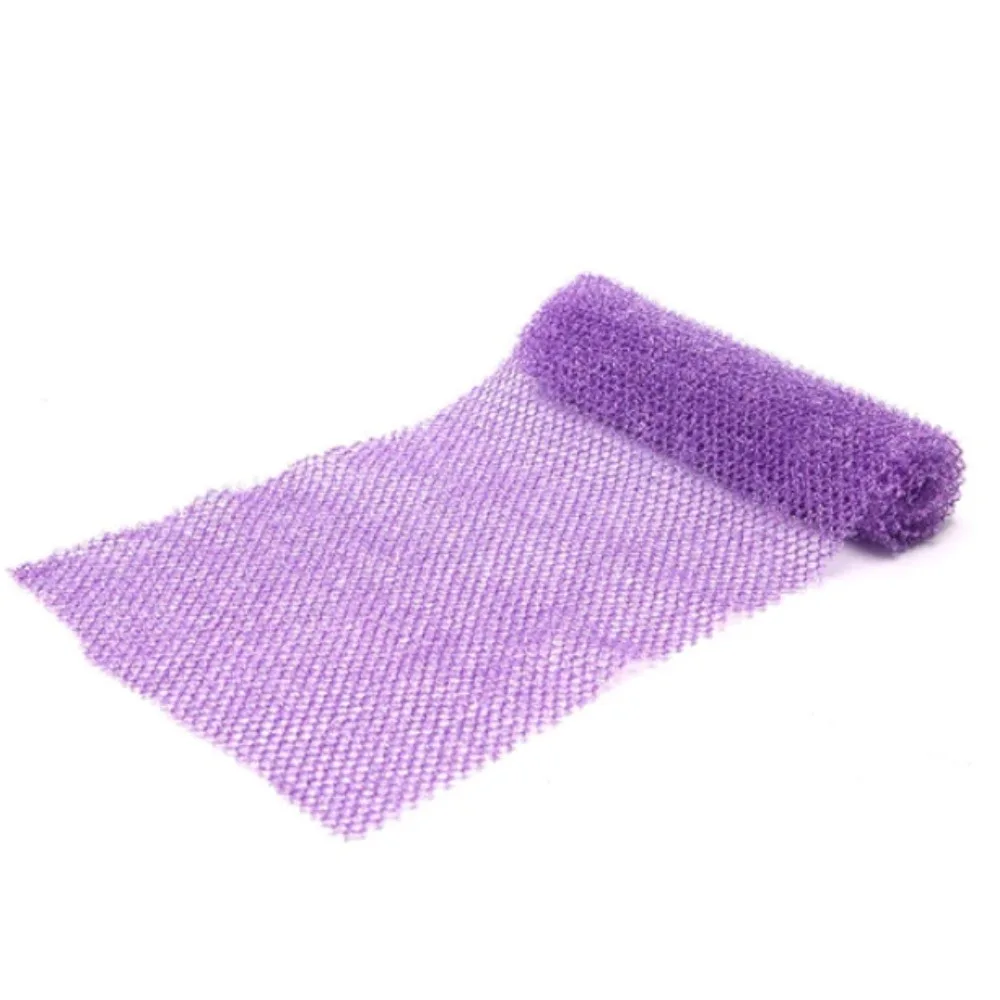 Exfoliating Mesh African Exfoliating Net Sponge Skin Smoother Back Scrubber African Bath Sponge Smooth Skin Long Strip view 3