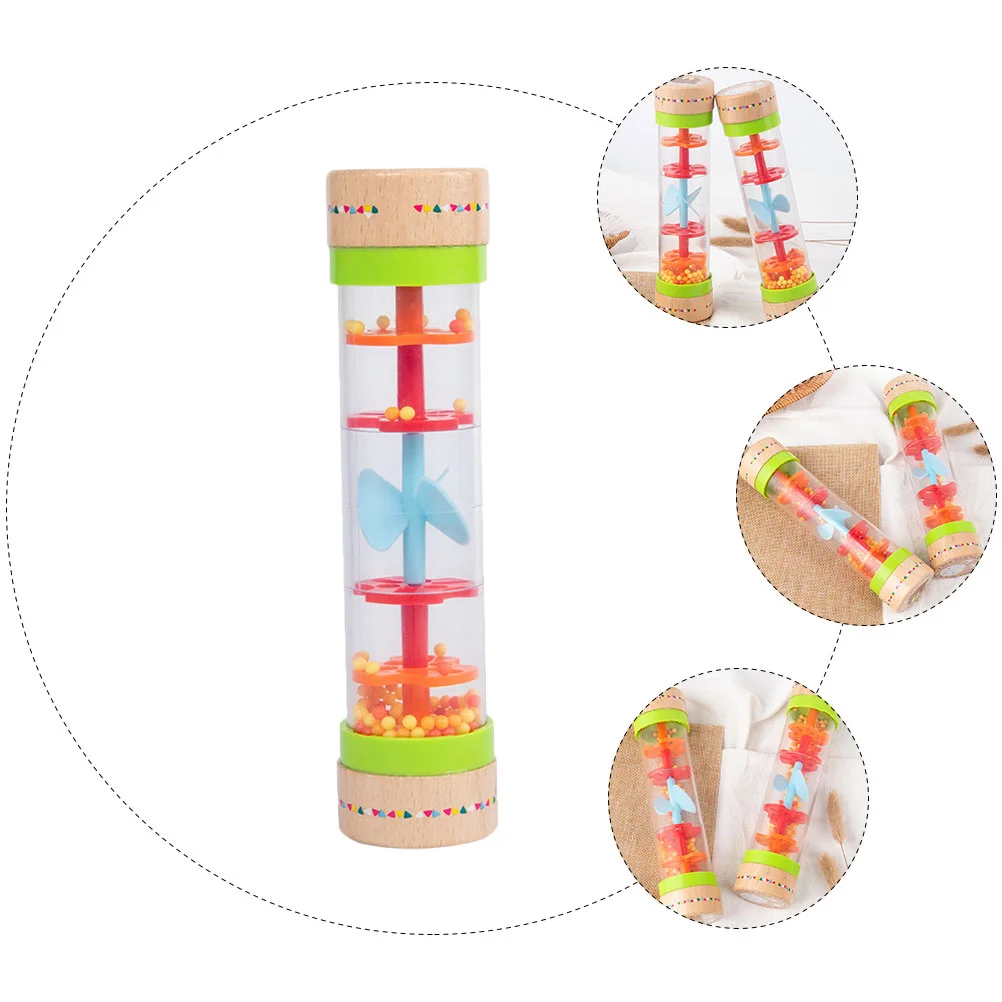 ไม้เสียงหลอด Rain Stick MINI Rainmaker ของเล่นของเล่นเขย่าเครื่องดนตรีนาฬิกาทรายเด็ก