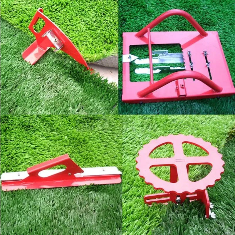 Golf Green Maintenance Kit Turf Tensioner Compactor Line Cutter Measuring Tools Set
