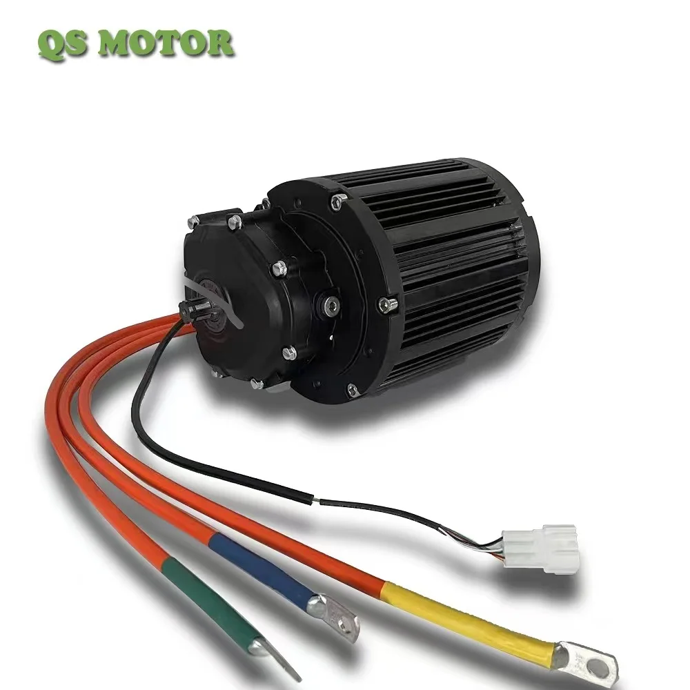 QS 138 V3 90H 4000W دراجة نارية كهربائية ذات عزم دوران عالي الدراجة EV PMSM محرك متوسط مع علبة تروس داخلية #5