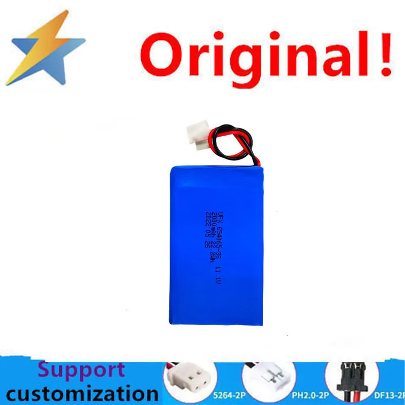 

buy more will cheap UFX654065-3S 11.1V 2000mAh intelligent water pump battery pack, UL1642 with protection board