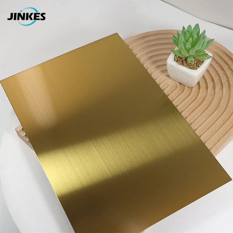 Custom.201 304 316 hairline stainless steel sheet Grand stainless steel decorative mirror hairline sheet for sale