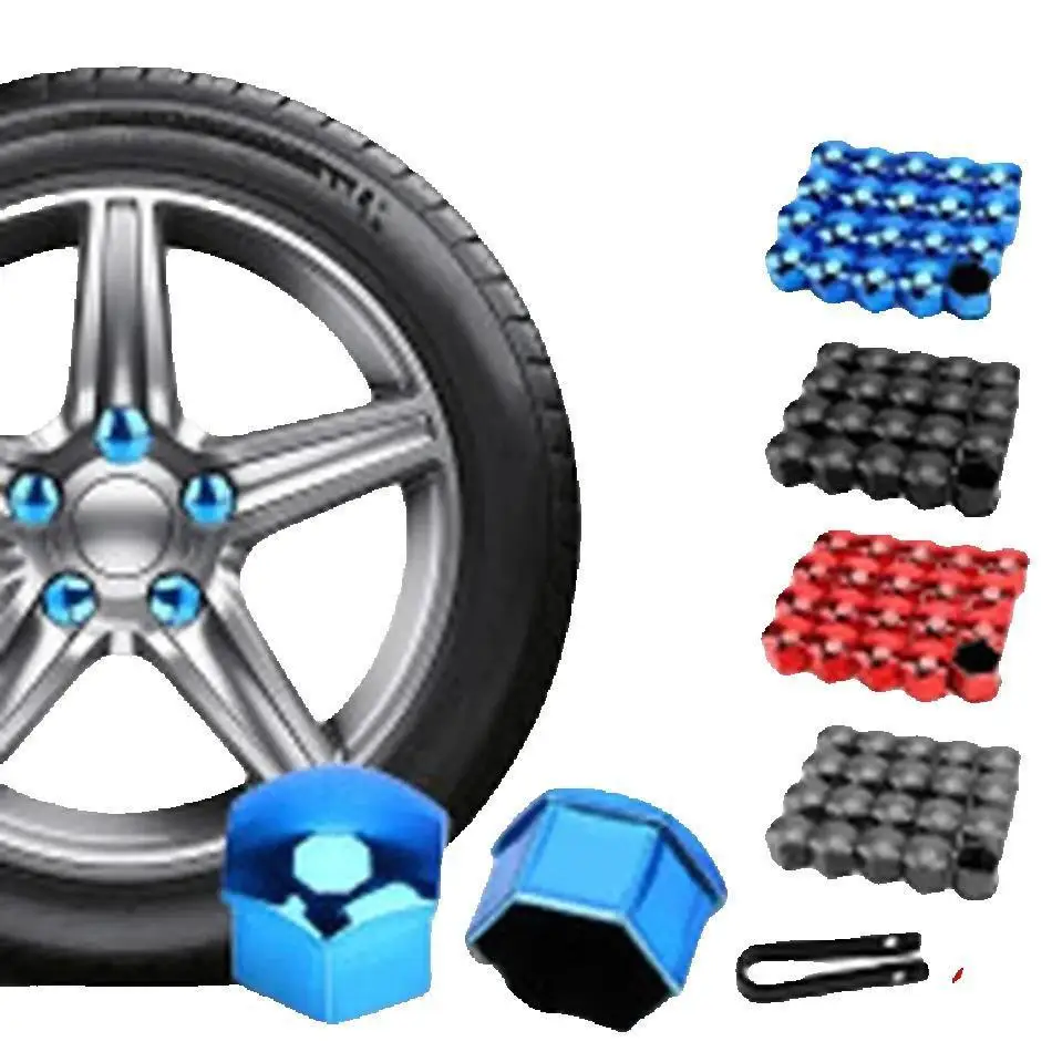 AliExpress 20 Pcs Screw Cover Anti-rust Bolt Rims Exterior Decoration Special Socket Protection Dust Proof 17mm Car Wheel Nut Caps Auto Hub