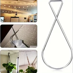 20/50 Pcs Ceiling Hook Clip Automatic Rebound 8 Shaped Office Classroom Home Wedding Decoration Hook Tile Ceiling Ceiling Hook