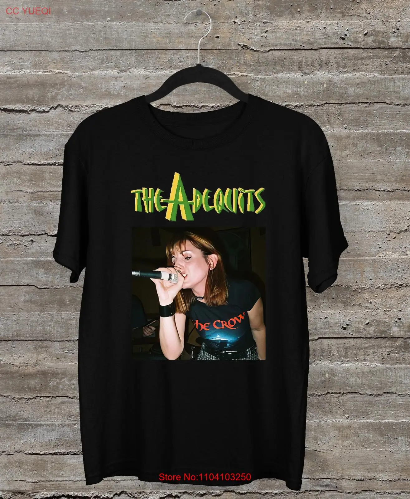 

The Adequits band black T-shirt short sleeve S to 5Xl 3F883