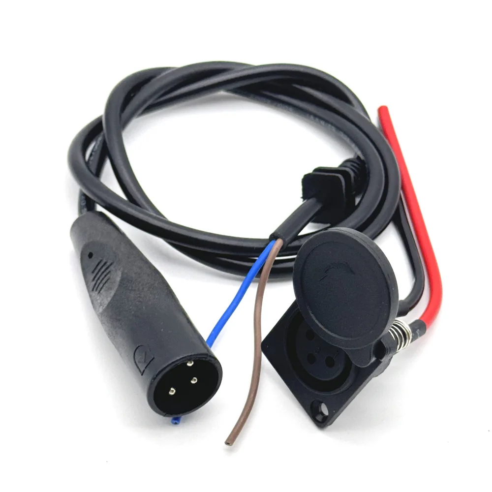 3Pin Lithium Li-ion Battery Balance Car eBike Charging Plug Charger Interface Cable Wire Connector 2Wire Universal Service Parts