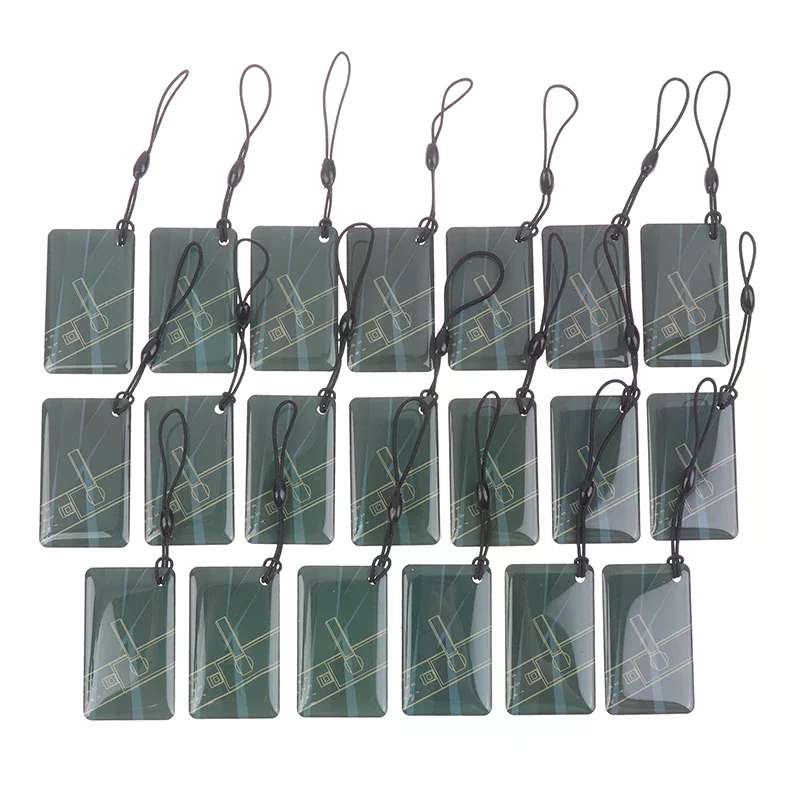 13.56MHz Rewritable S50 1K NFC RFID Card UID Writable Changeable Tags Badge Keyfobs Keychain Key Token For Cloner 10/20Pcs