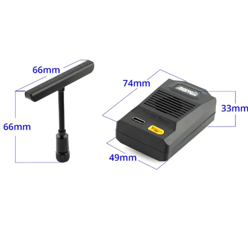 RadioMaster Ranger Nano ExpressLRS TX Module T-Type Antenna For Zorro RC Transmitter