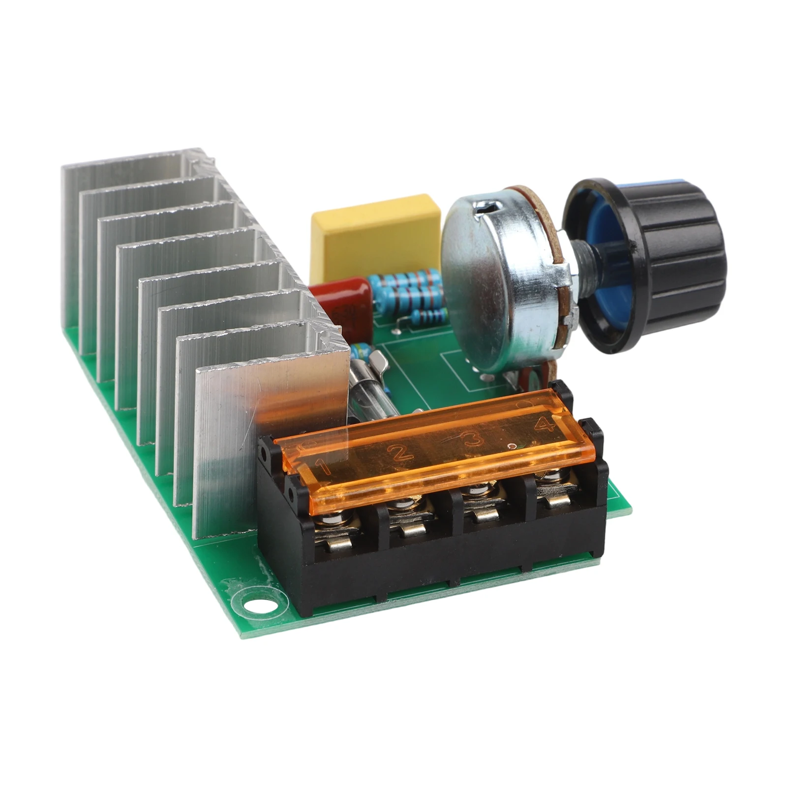 4000W 220V SCR-Based AC Dimmer Controller For Voltage Regulation 10V To 220V Range In Single-Phase Systems