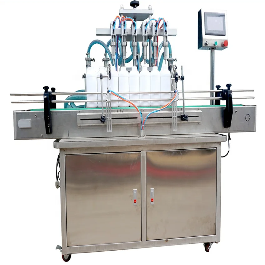 DUOQI YT6T-6G 6 Filling Nozzles Automatic Pneumatic  Filling Bottle Machine Processing Liquid Filling Machine