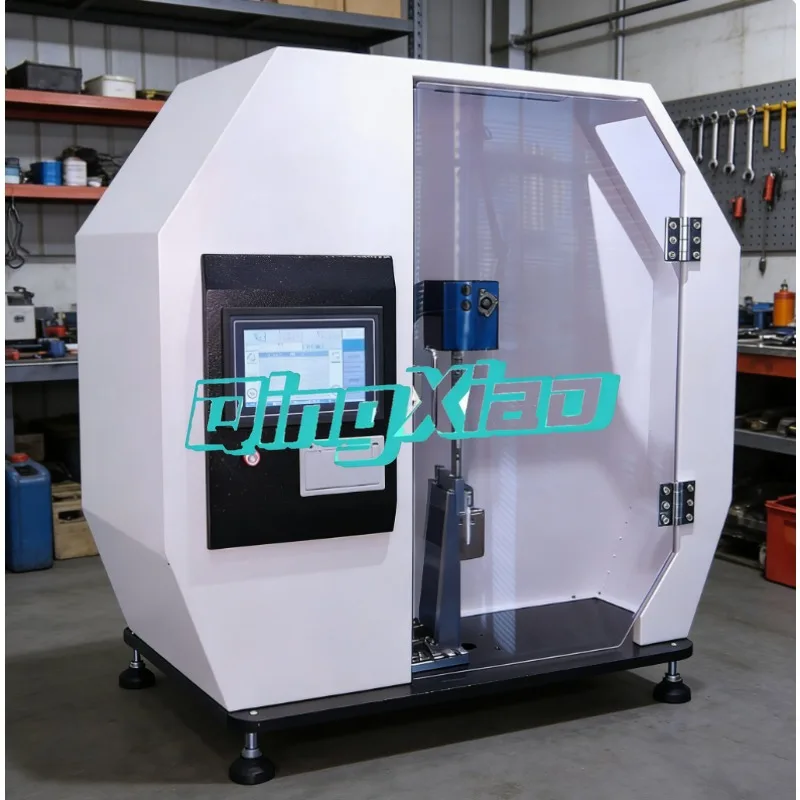 Simply Supported Beam Impact Testing Machine Plastic Polymer Materials Laboratory  Pendulum Automatic Impact  Performance Tester
