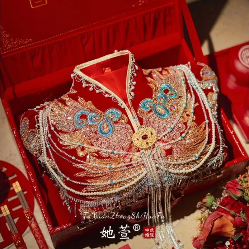 New Chinese-style luxury heavy-duty clothing for the
