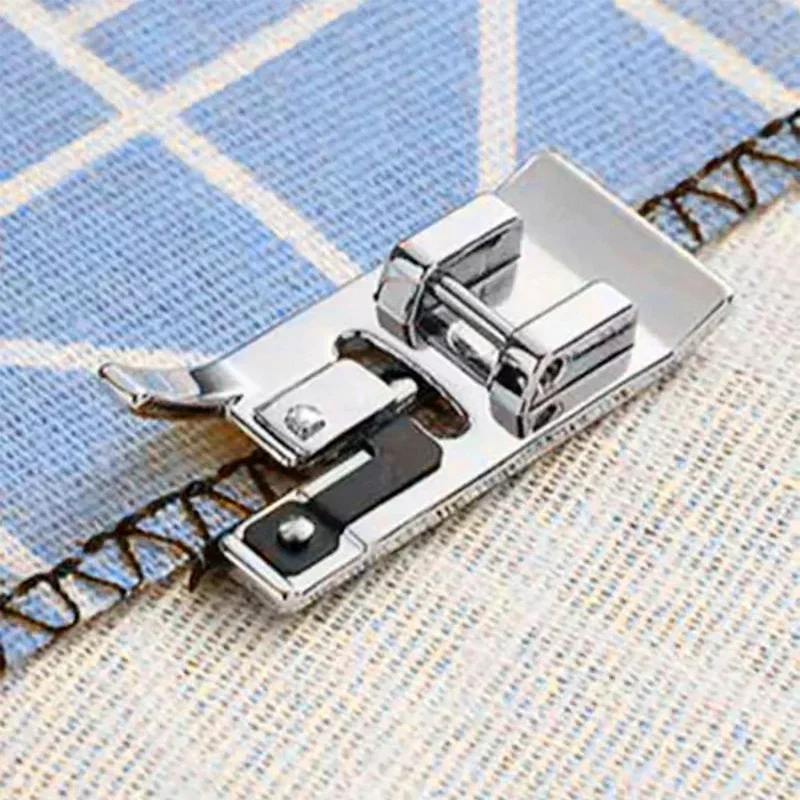 Calcador overlock de tecidos grossos, máquina de costura, calcador para brother janome snap, acessórios de costura multifuncionais