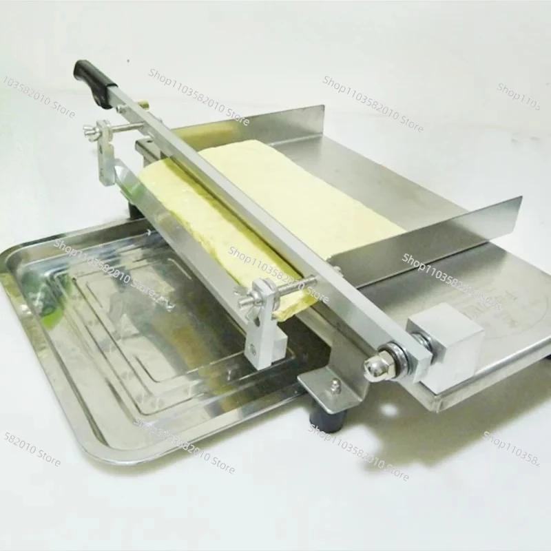 Commercial Manual Candy Cutter Machine, 30cm 40cm Nougat Fudge Hard Soft Candy Slicer, Stainless Steel Rice Cake Cutting Tool