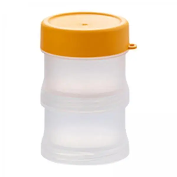 6xPortable Outdoor Jar Compact Spice Bottle for Outdoors Kitchen Backpack Low 2 Tier