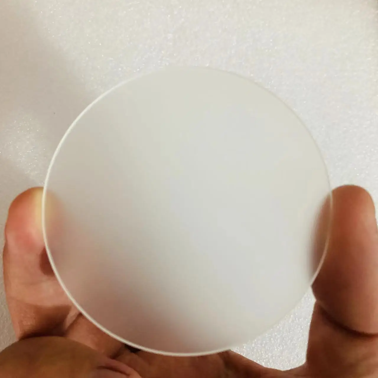 10Pcs Total Size Diameter 70mm Round 1.3mm Thick One Surface Polishing Another Matte Optical BK7 Window Glass