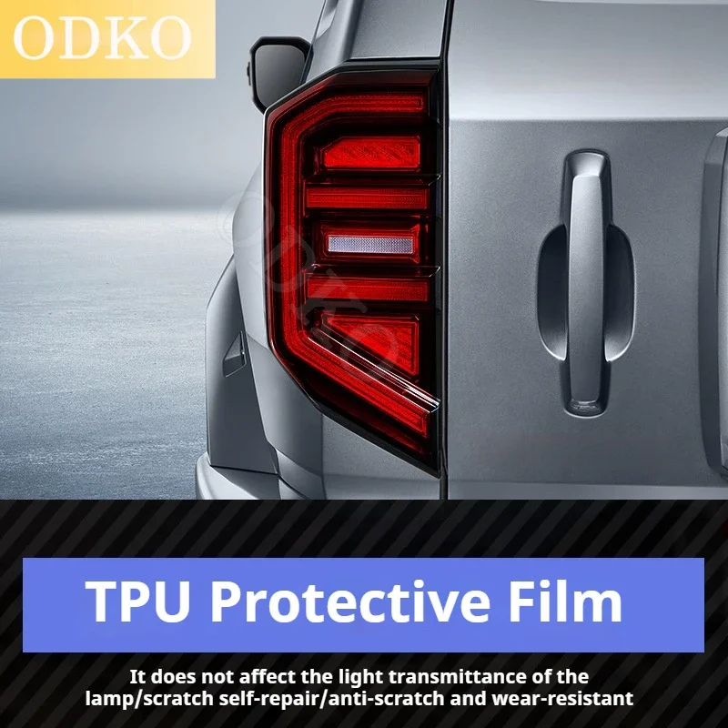 Car Headlight Rearview Paint PPF Clear Transparent Pre Cut Protection Film Sticker for Range Rover Extended Wheelbase 2023-UP