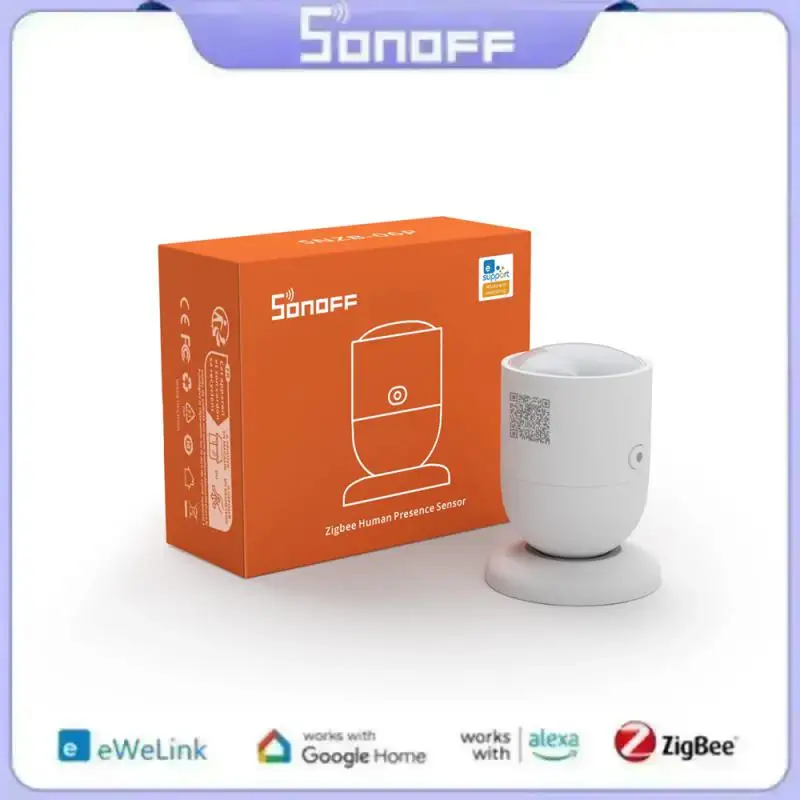 SONOFF SNZB-06P Zigbee Human Presence Sensor Motion Pet Monitoring Sensor Home Warehouse Prevent Theft Security Detector