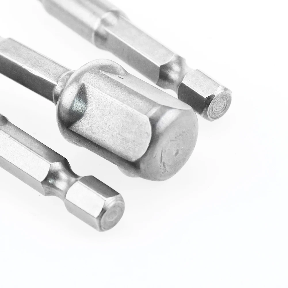 1/4 3/8 1/2 3-Piece Set 50mm Hexagonal Handle To Square Head Socket Extension