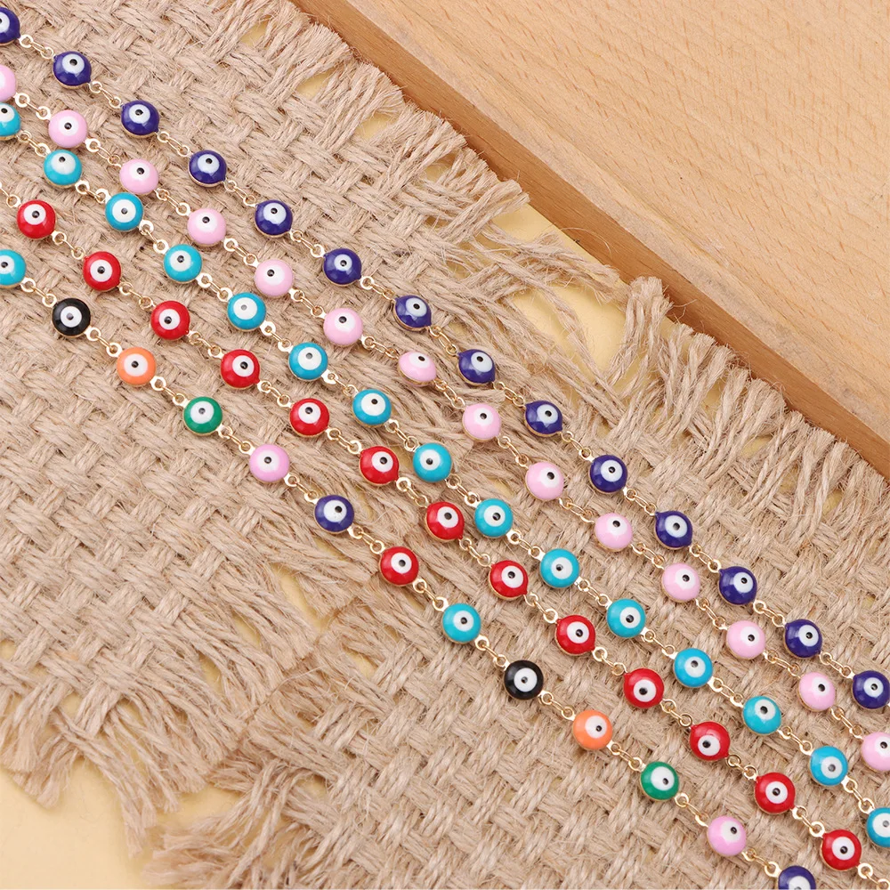 Trendy Evil Eye Bracelet Hat Chain Accessory Multicolor Matching Jewelry