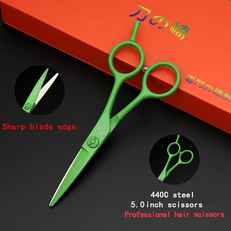 Professionelle Friseurschere aus 440C Stahl, Hochwertige Haarschneideschere 5,0/5,5/6,0/7,0 Zoll