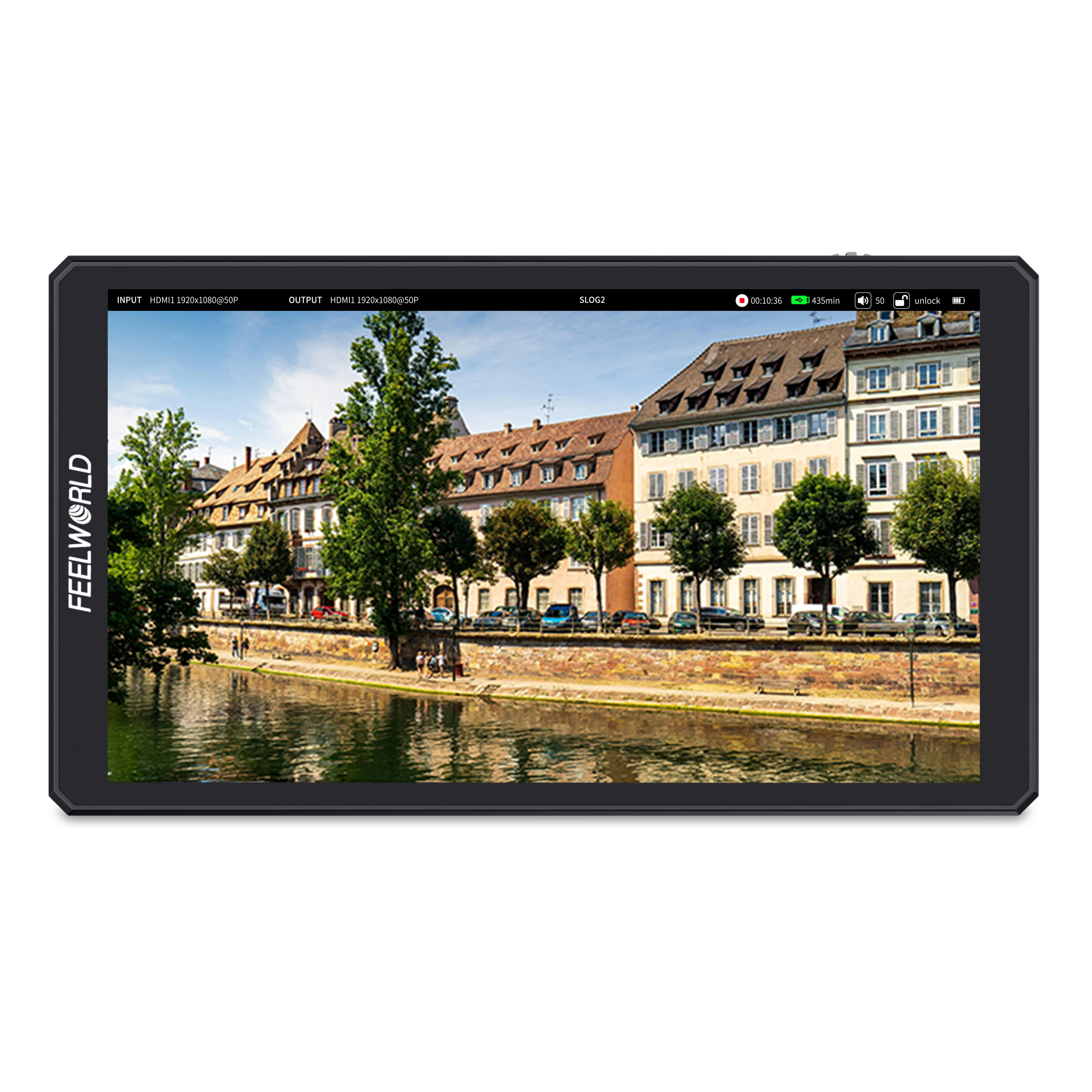 

FEELWORLD CUT6S 6-inch IPS Display 450nits FHD Touch Screen Camera Monitor Recorder FHD IPS 4K HDMI 3G-SDI Dslr Field Monitor
