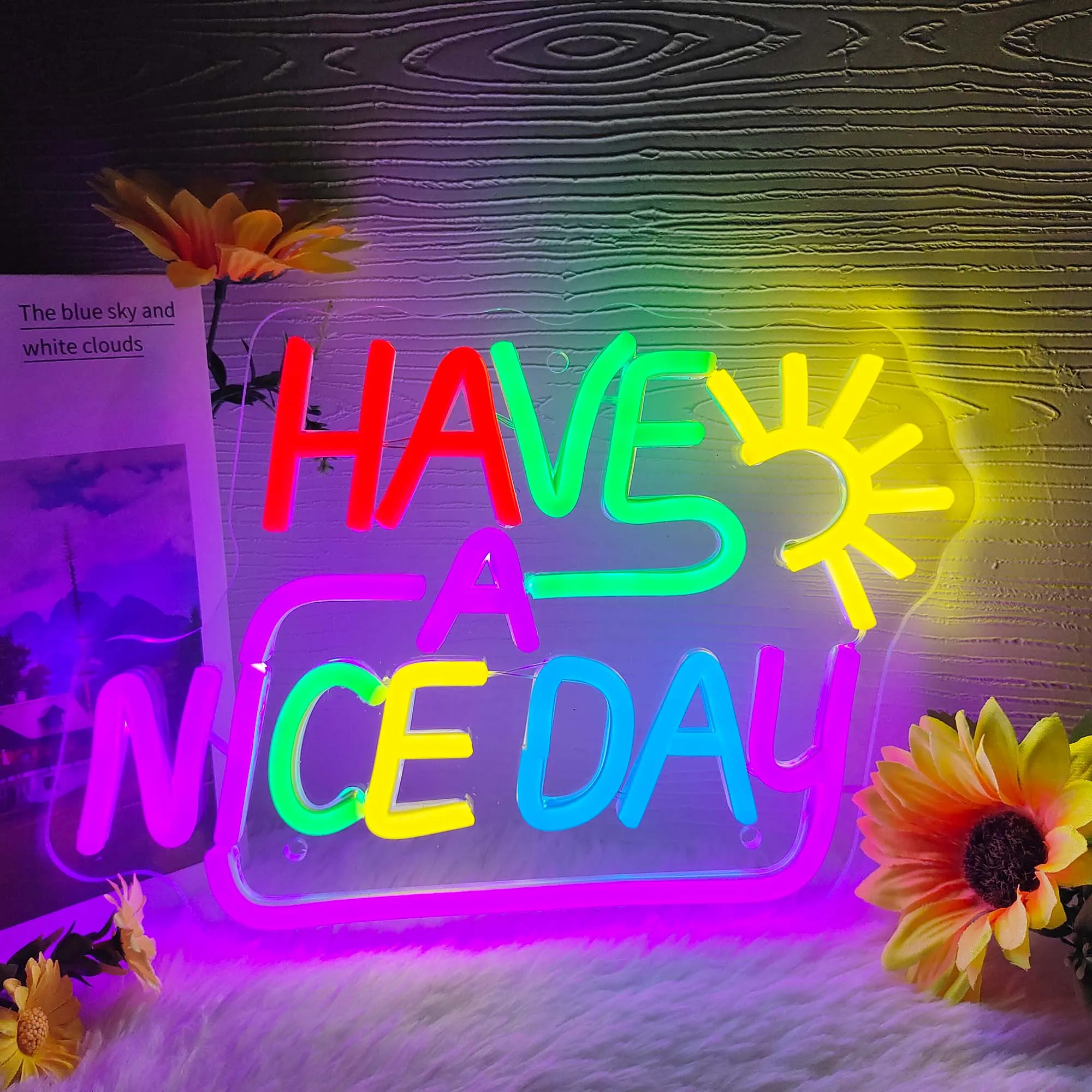 

Have A Nice Day Neon Lights Letters LED Neon sign Wall Decoration Sign Bar party Wedding Bedroom Home Club Holiday Party Decor