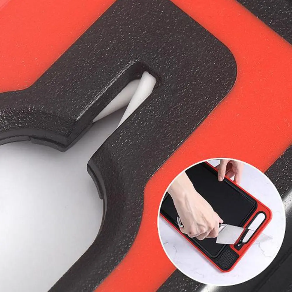 PP and Aluminum Alloy Double Sided Cutting Board Rectangular with Handle Fast Defrosting Tray Mold Resistant Thawing Plate