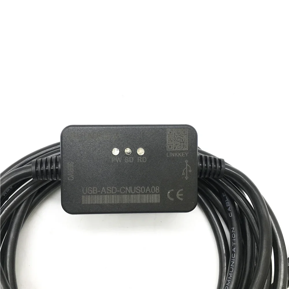 ASD-CNUS0A08 USB/9 Pin I/O SM-6P CN3 Cabo de depuração de programação para Delta B2 AB E3 Series Servo Driver