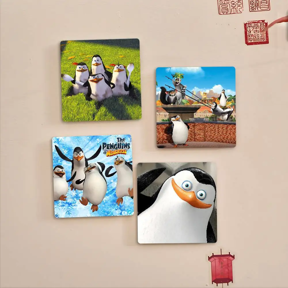 لطيف P-البطريق من M-Madagascar شخصية المغناطيس شخصية كرتونية المغناطيس الإبداعية الثلاجة الديكور جمع الهدايا #4