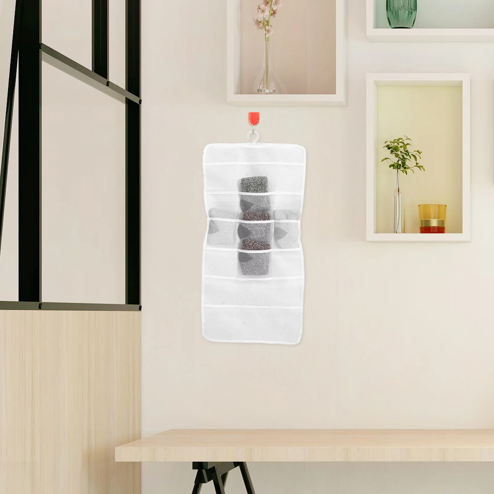 

Hair Clip Organizer Hanging Wall Pouch For Bows Clips Storage Headband Holder Home Wall Decor Display Bag