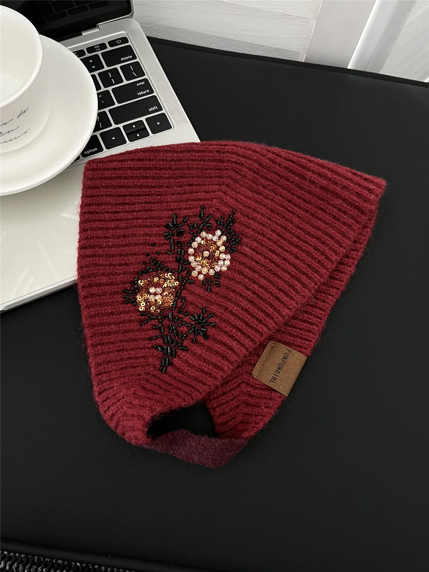 retro-embroidered-knitted-ear-muffs-women's-autumn-winter-warm-ear-protection-empty-top-scarf-headband-fashionable-adult-acce