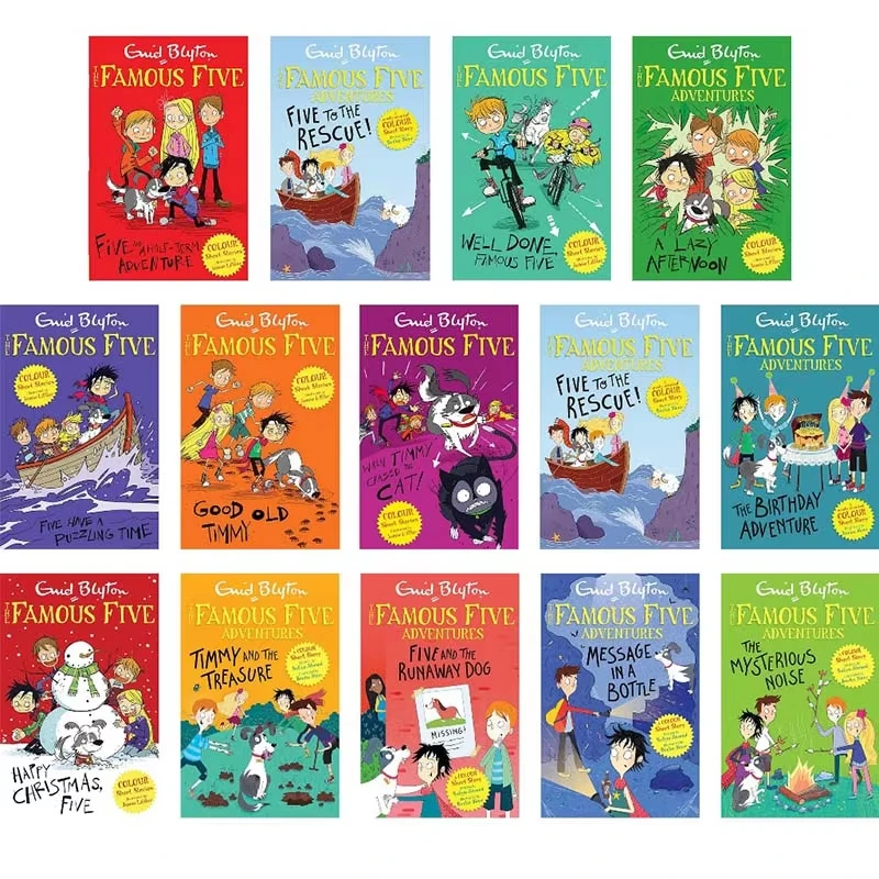 

16 Books The Famous Five by Enid Blyton Collection Book Set