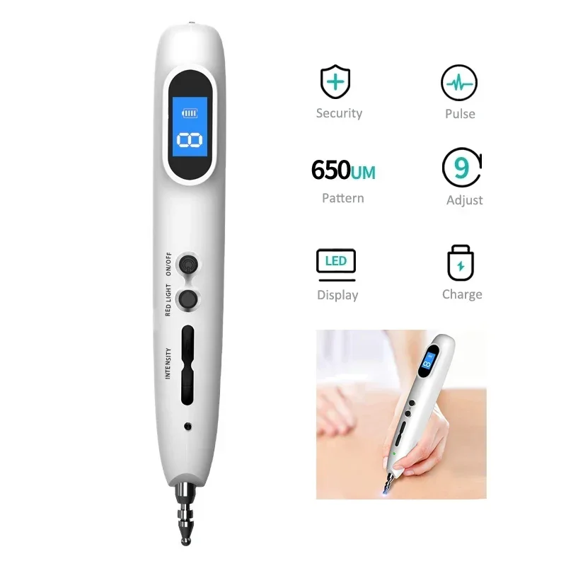 Rechargeable Acupuncture Massage Pen Electronic Acupuncture Pen Laser Pulsed Meridian Energy Acupoint Massager Pain Relief Tools