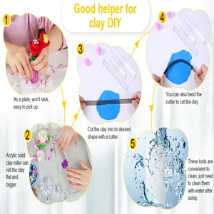 폴리머 점토 용 8 최고의 판매 아크릴 롤러 - №8