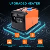 2/8KW ディーゼルエアヒーター 12V/24V/220V オールインワンカーヒーター サイレンサーリモコン付き 車 トラック ボート RV パーキングヒーター用 4