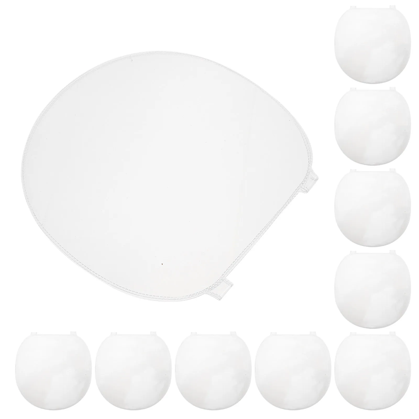 

10Pcs Table Tennis Racket Protective Film Double-Sided Thickened Sheet Easy Install Paddle Replacement Cover for Training