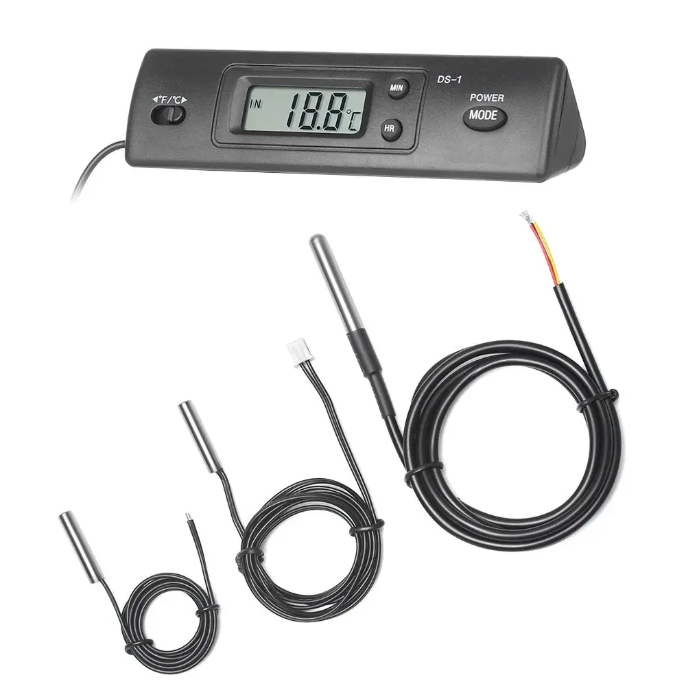 10K 1% B3950 Waterproof Digital Thermal Probe 0.5~10M DS18B20 Cables NTC Thermistor Thermal Cable Temperature Sensor Accessories