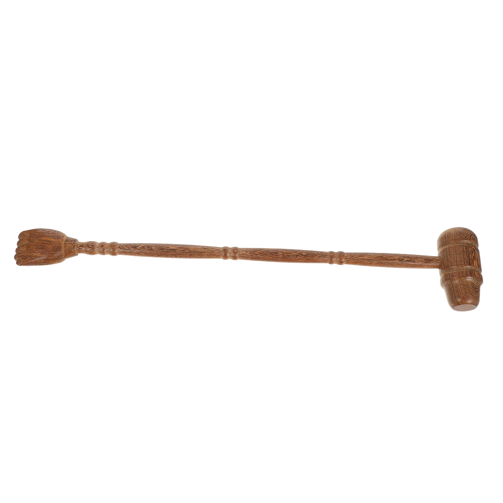 

Wood Massager for Muscles Back Hammer Manual Sticks Wooden Massaging Slap Massagers Body Brown Office Tools