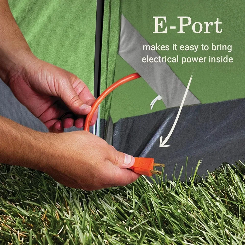 Camping Tent, 2 Person Dome Tent with Snag-Free Poles for Easy Setup in Under 10 Mins, Included Rainfly Blocks Wind & Rain